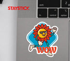 WOW STICKER Metalized Sticker