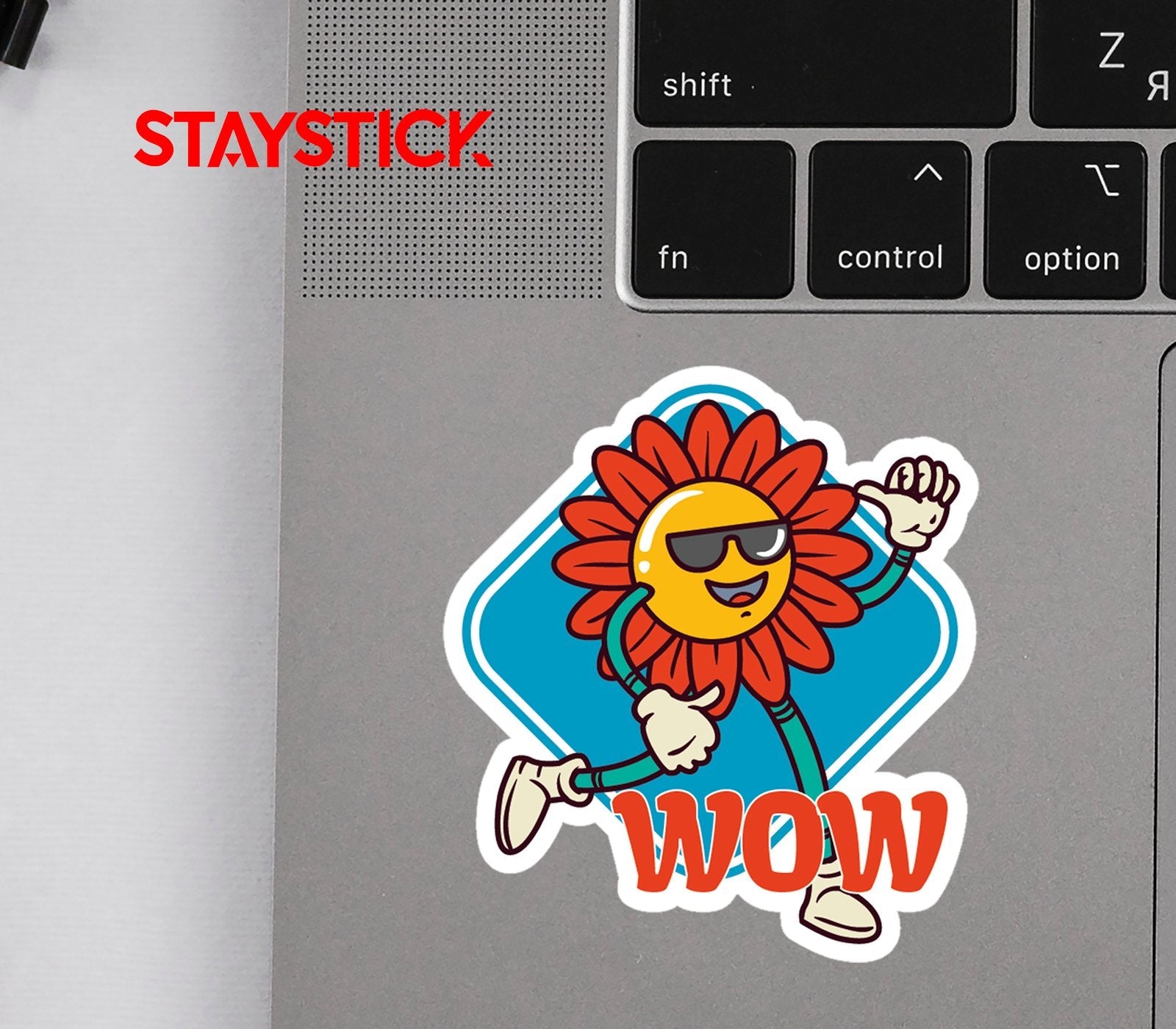 WOW STICKER Metalized Sticker