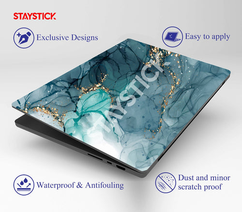 BLUE GRAPHICAL LAPTOP STICKER