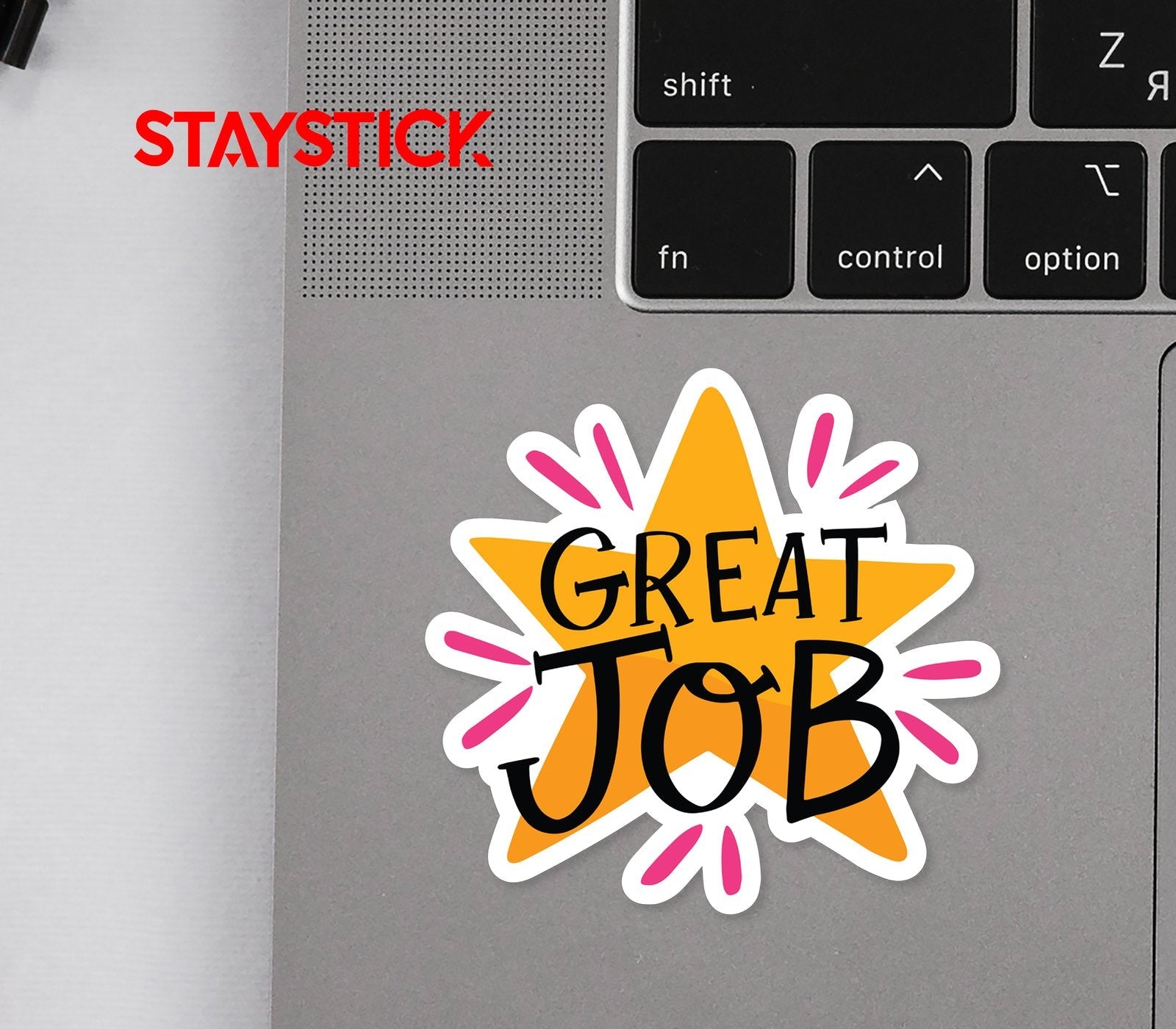 GREAT JOB MOTIVATION STICKER Premium Vinyl Sticker