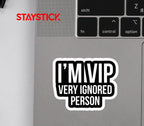 VIP STICKER Metalized Sticker