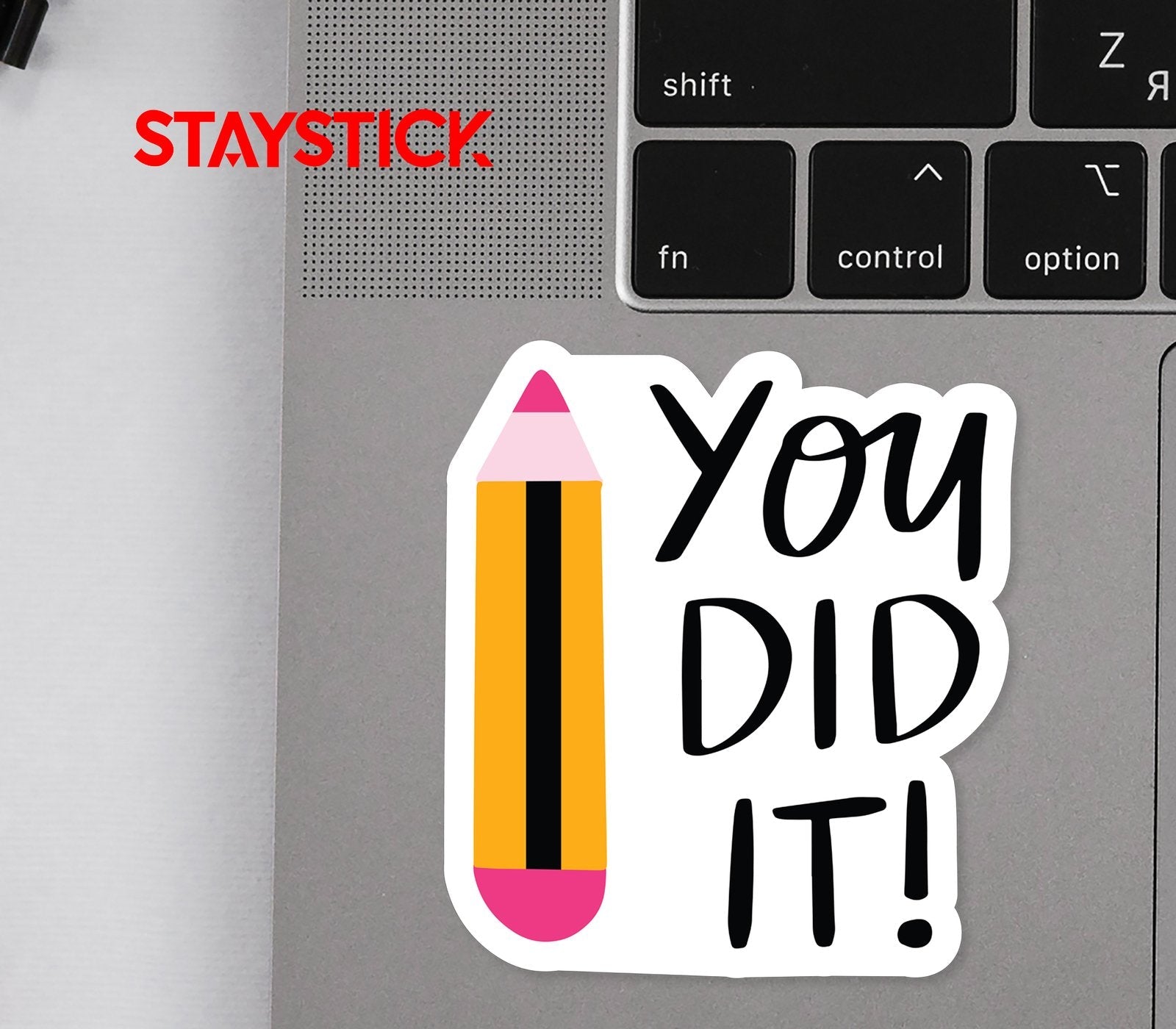 MOTIVATIONAL STICKER Metalized Sticker
