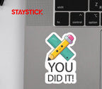 MOTIVATIONAL STICKER Metalized Sticker