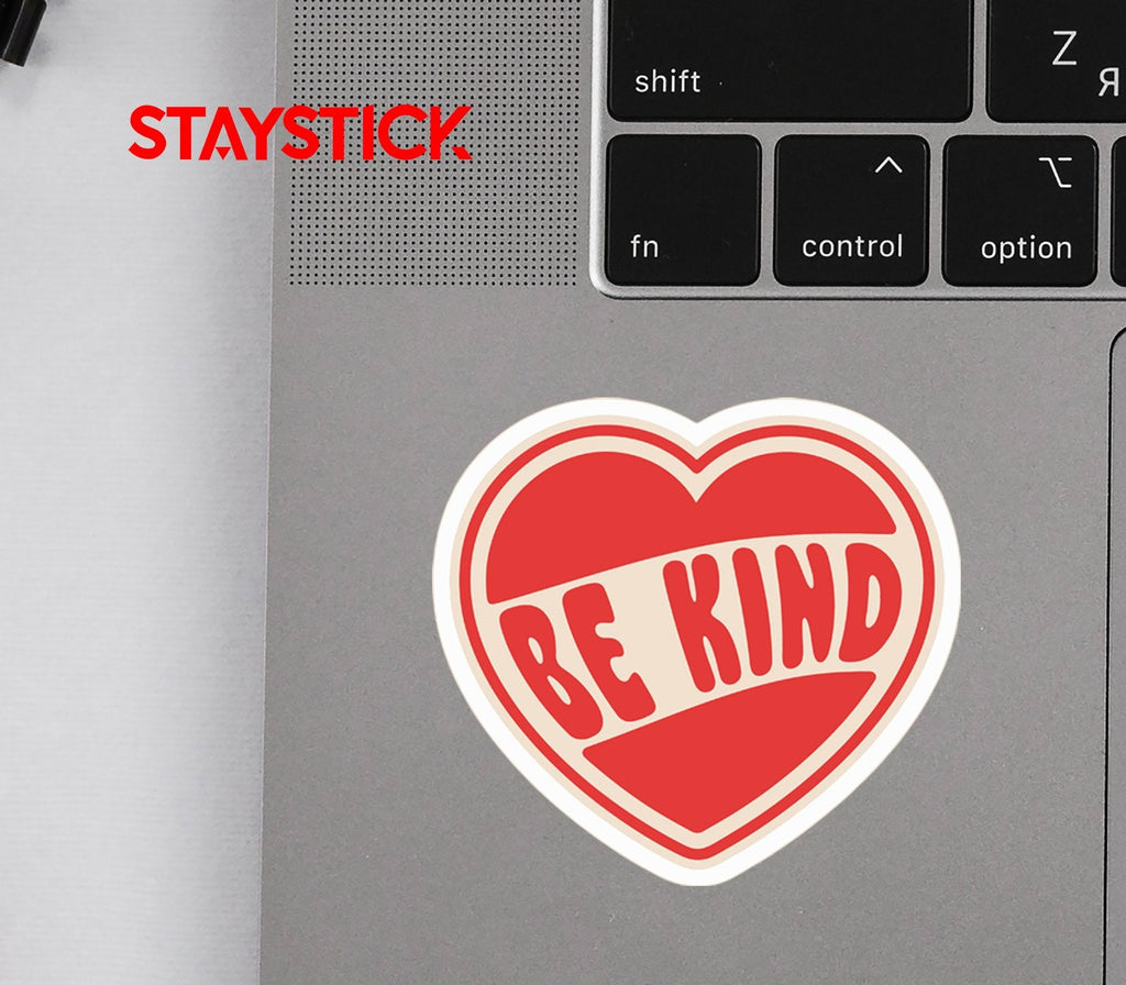 BE KIND STICKER Metalized Sticker