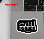 SAVED STICKER Premium Vinyl Sticker