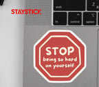 STOP STICKER Metalized Sticker