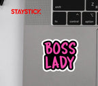 BOSS LADY STICKER Metalized Sticker