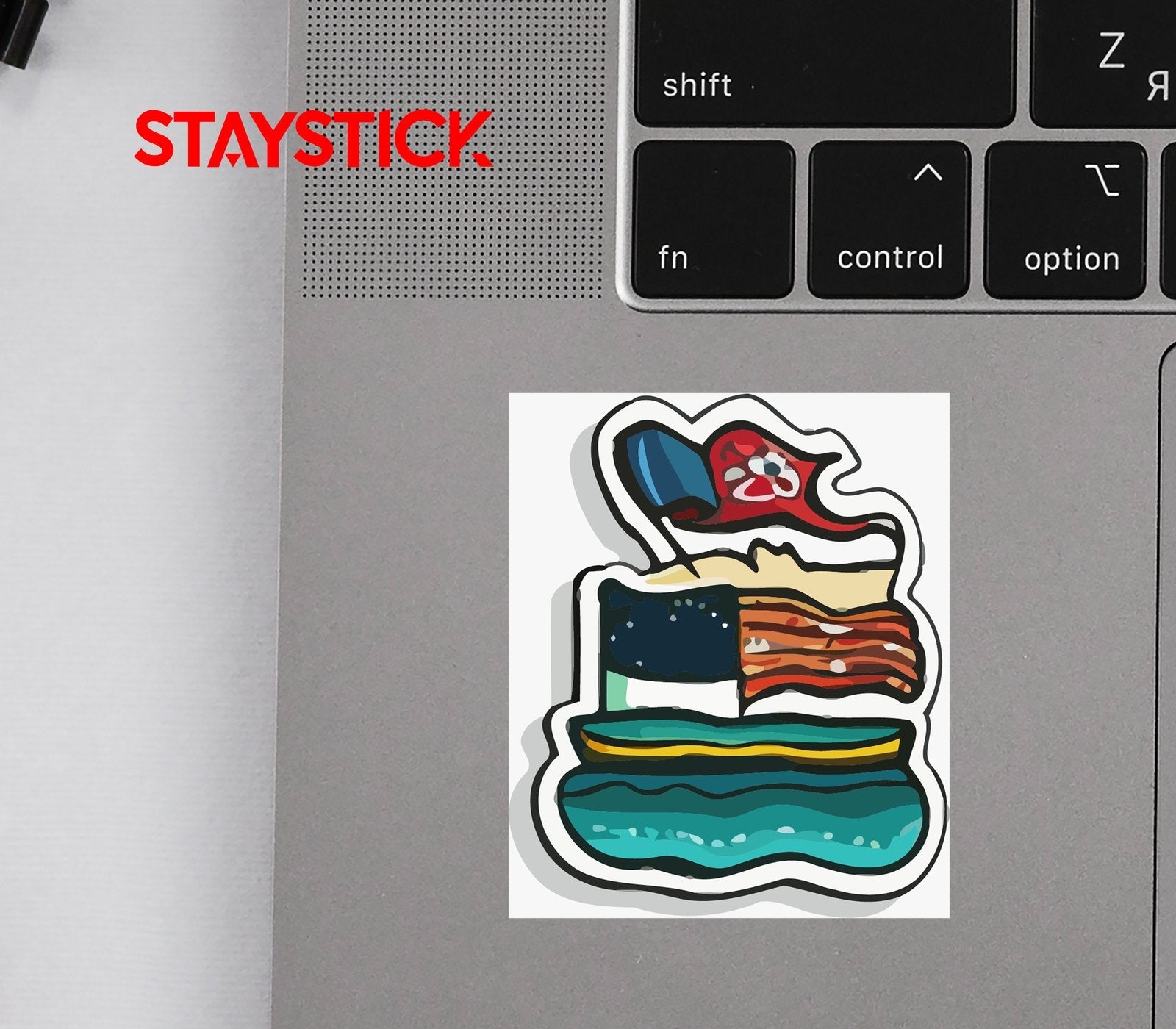 MAP STICKER Premium Vinyl Sticker