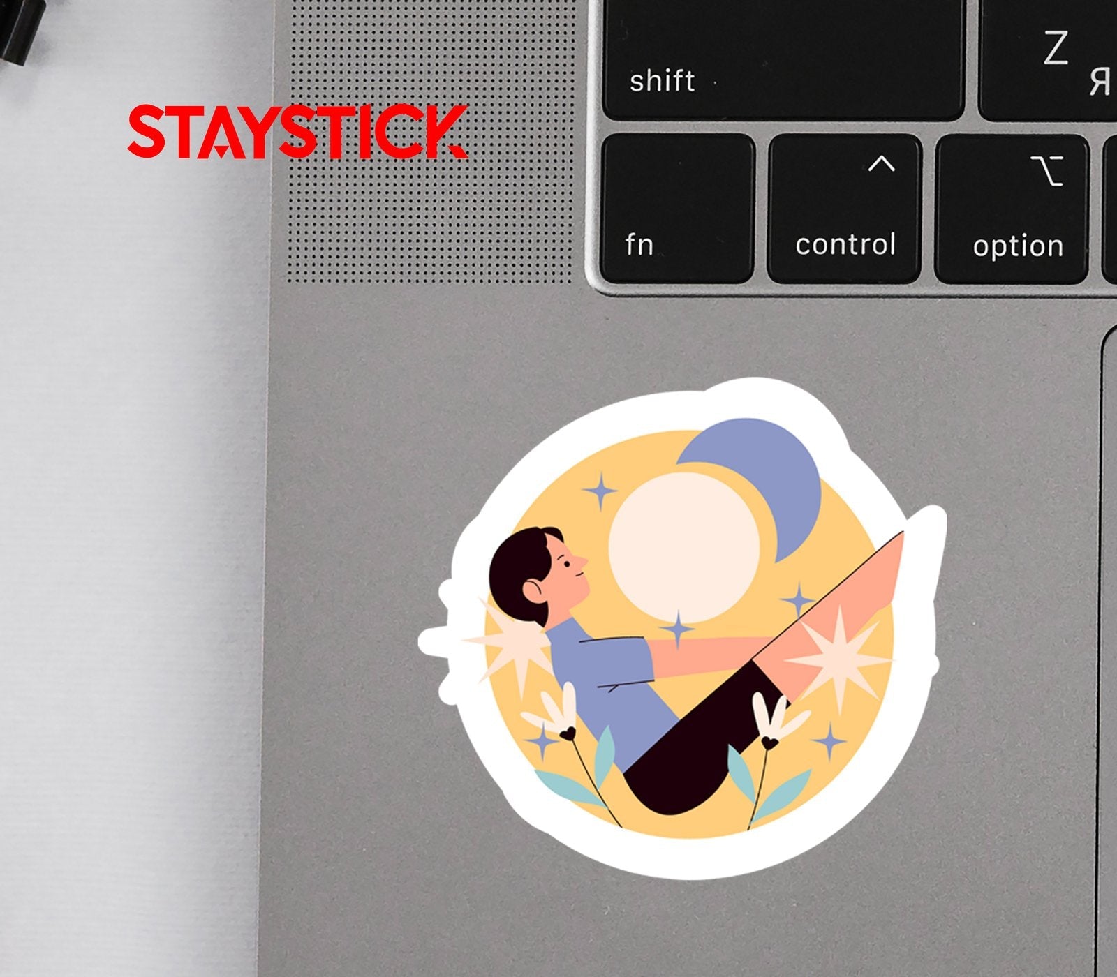 CARTOON STICKER Metalized Sticker