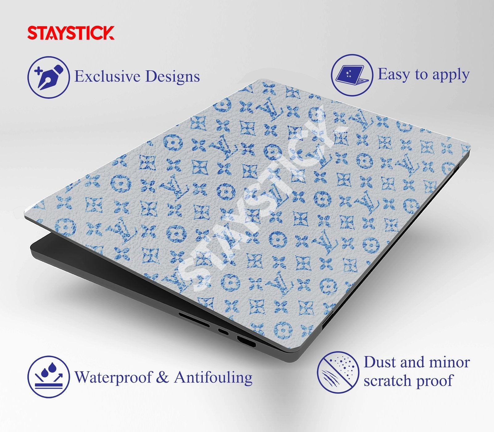 LV LOGO Laptop Skin