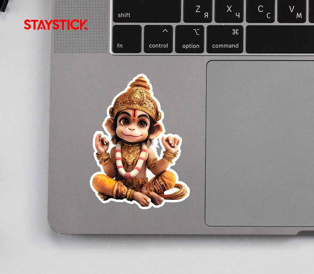 Hanuman God Sticker Premium Vinyl Sticker