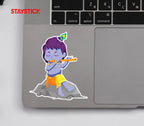 Flute Krishna Sticker Premium Vinyl Sticker