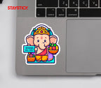 Baby Ganesh Sticker Premium Vinyl Sticker