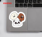 3 PANDA STICKER Premium Vinyl Sticker