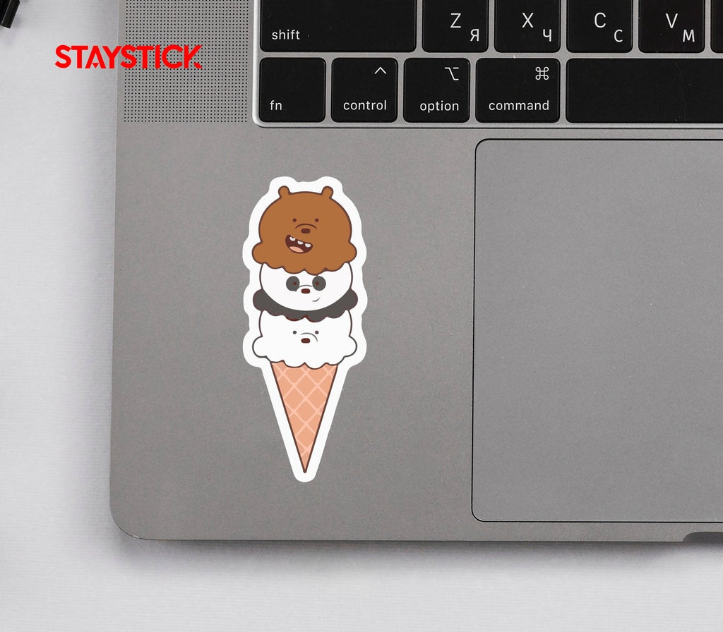 ICE CREAM STICKER Premium Vinyl Sticker