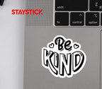 BE KIND STICKER Metalized Sticker
