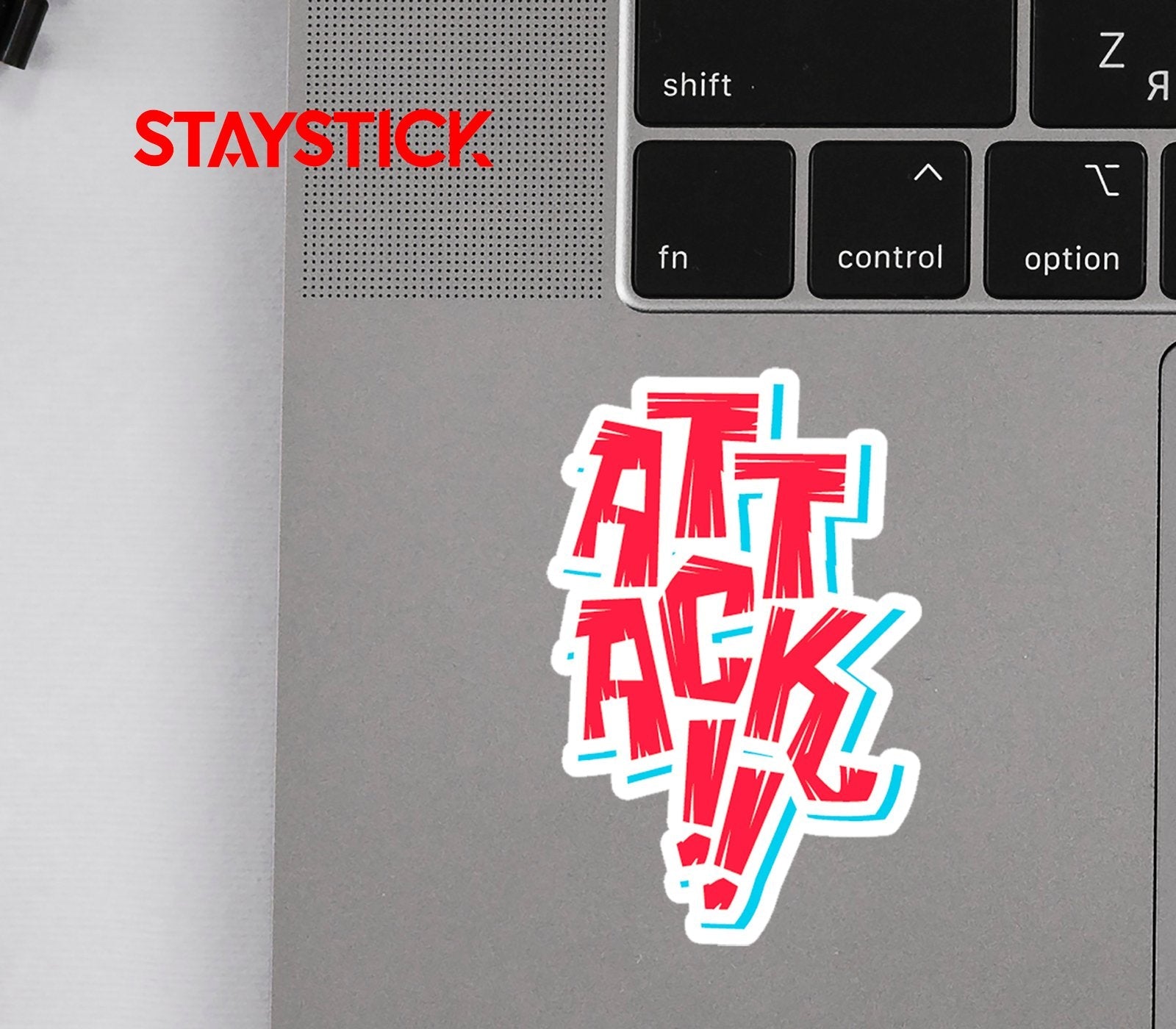 ATTACK STICKER Premium Vinyl Sticker