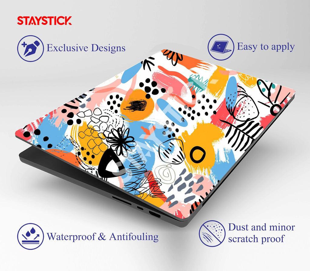 FLOWER SKIN LAPTOP STICKER