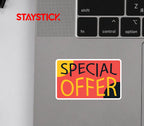 SPECIAL OFFER STICKER Premium Vinyl Sticker