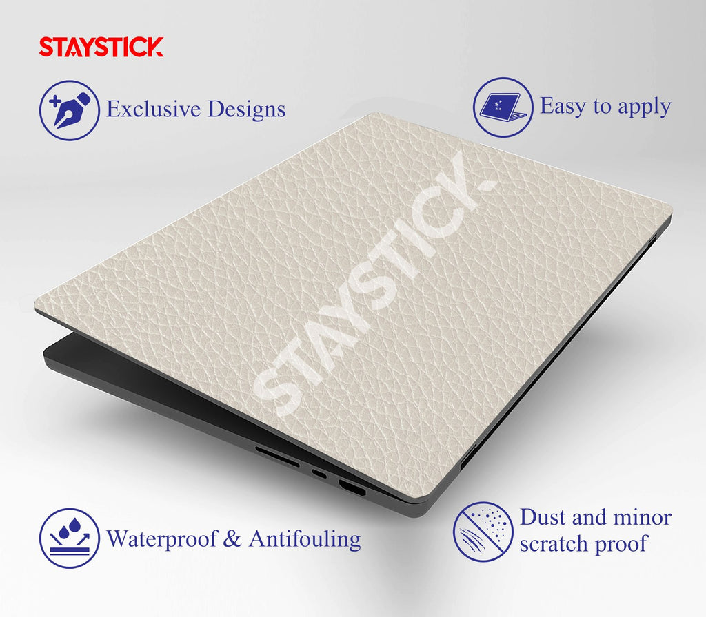 LIGHT BEIGE TONE COLOR LAPTOP STICKER