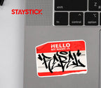 TAG STICKER Metalized Sticker