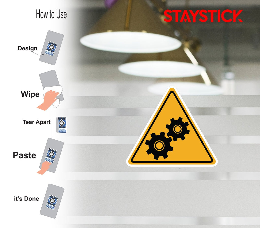 MACHINERY STICKER Premium Vinyl Sticker