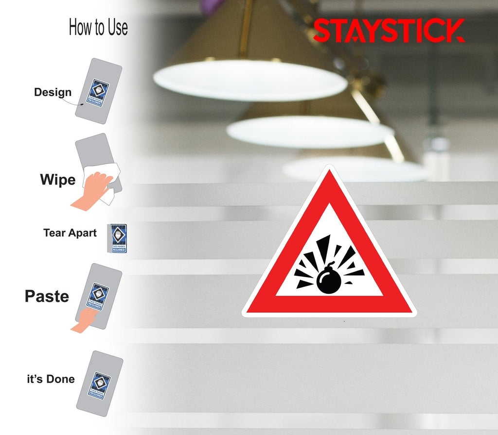 EXPLOSION STICKER Premium Vinyl Sticker