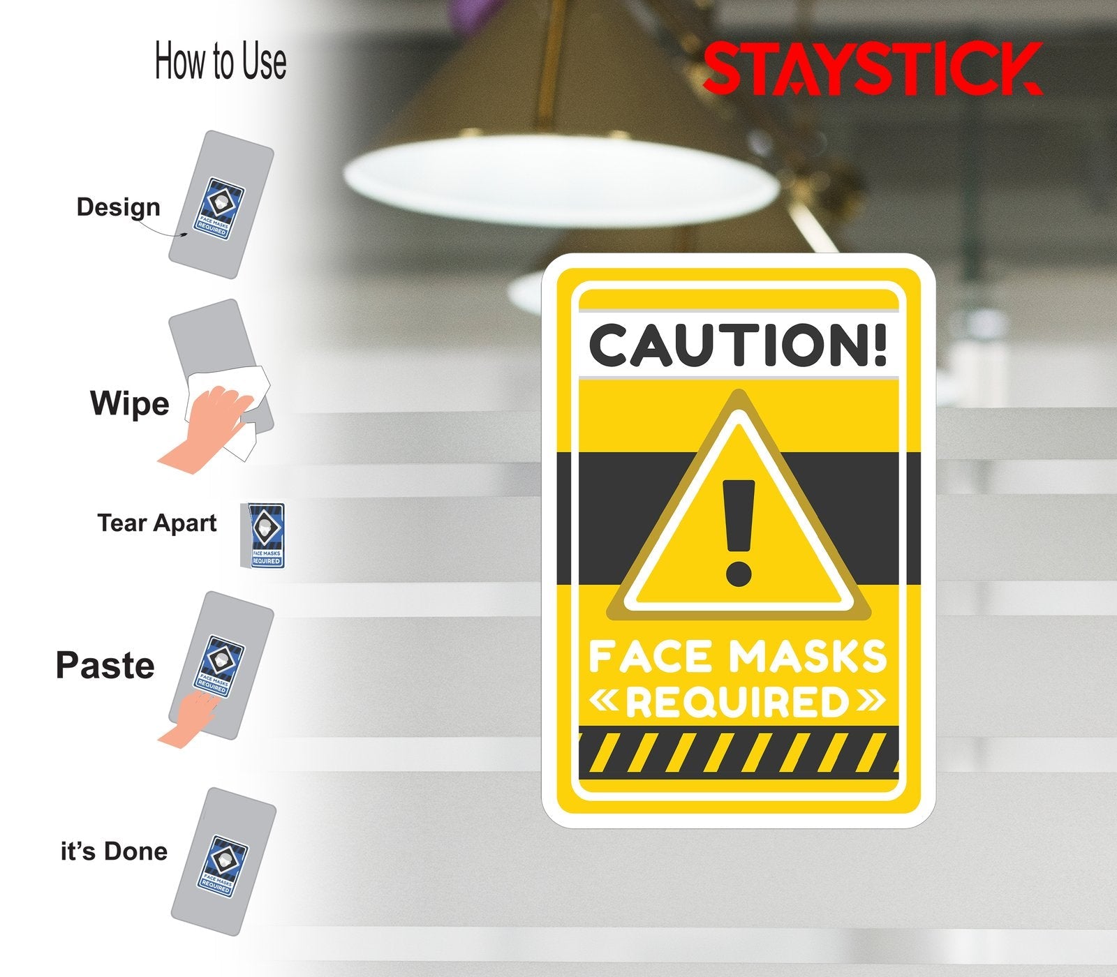 STYLISH LABOUR STICKER Safety Sticker