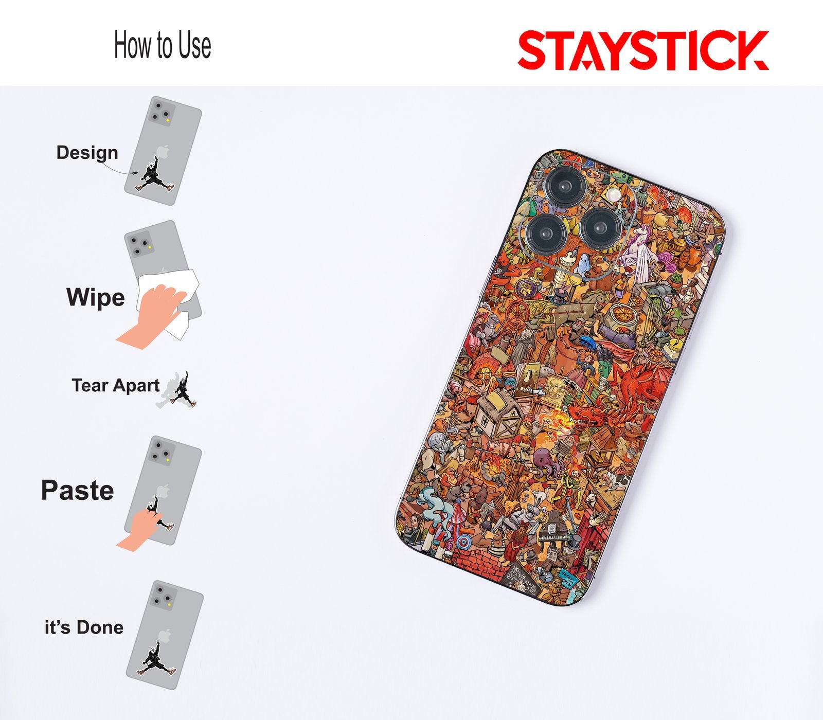MANDALA MOBILE STICKER