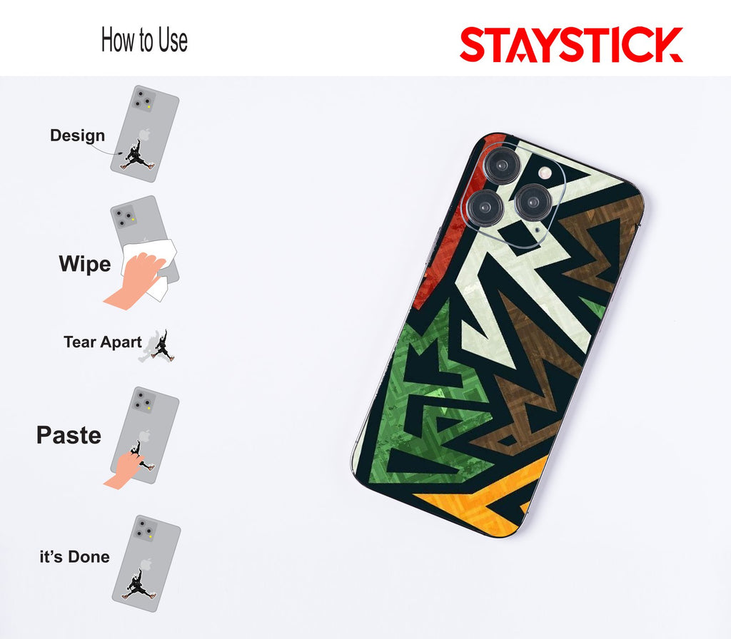 GEOMETRIC MOBILE STICKER