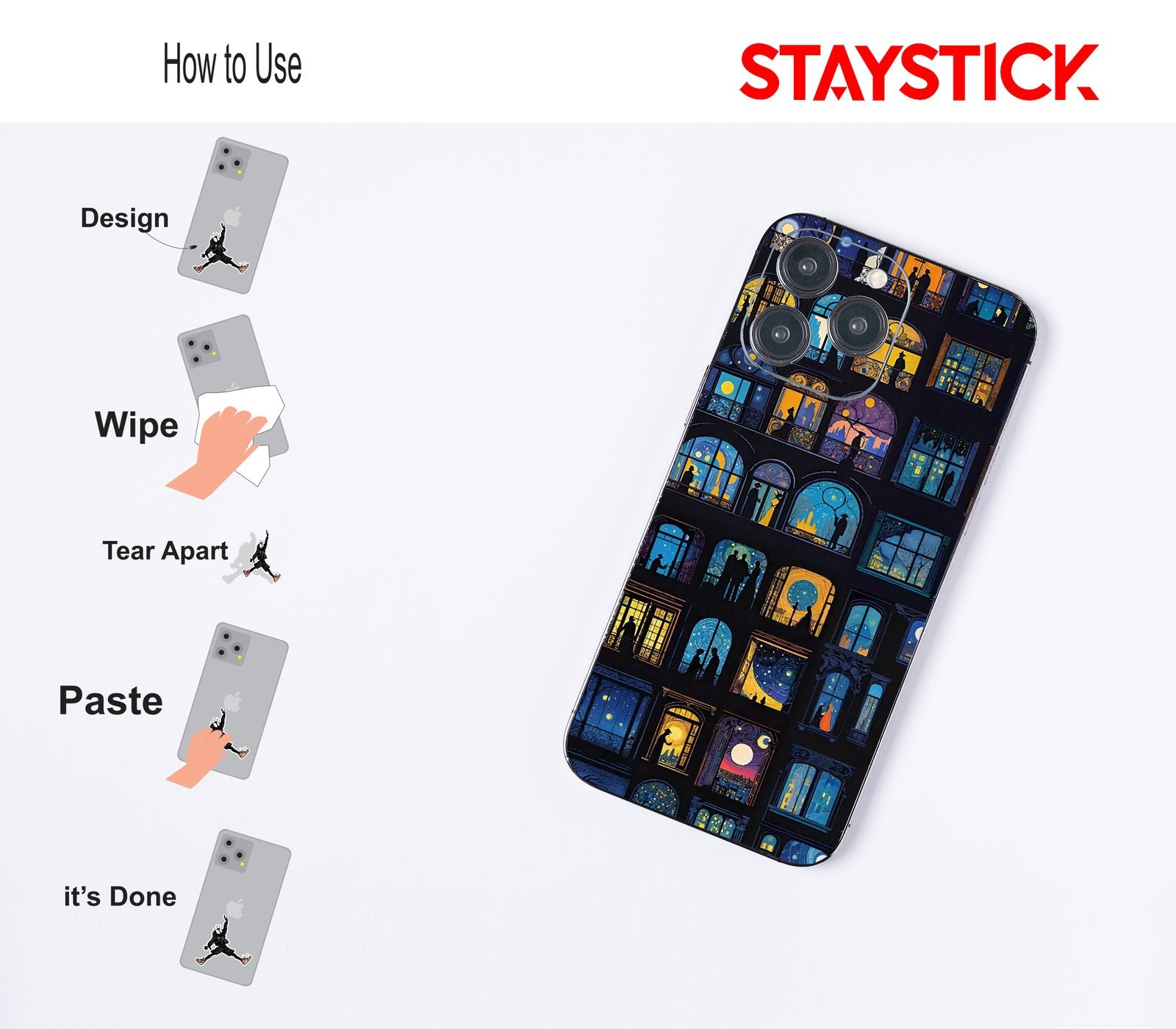 NIGHT SKIES MOBILE STICKER