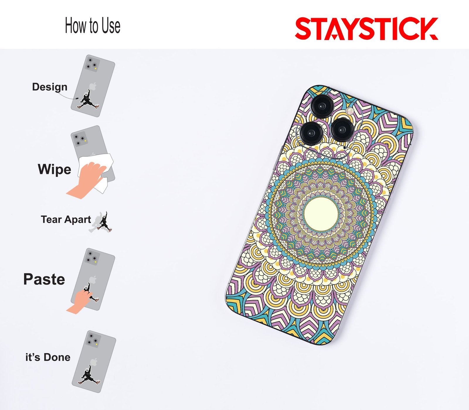 Mandala Pattern Mobile Skin