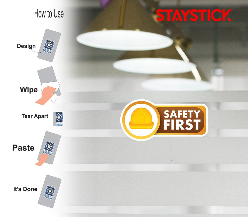 SAFETY FIRST STICKER Safety Sticker