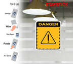 DANGER SIGN STICKER Safety Sticker