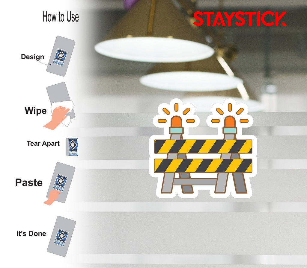 BARRICADE STICKER Premium Vinyl Sticker