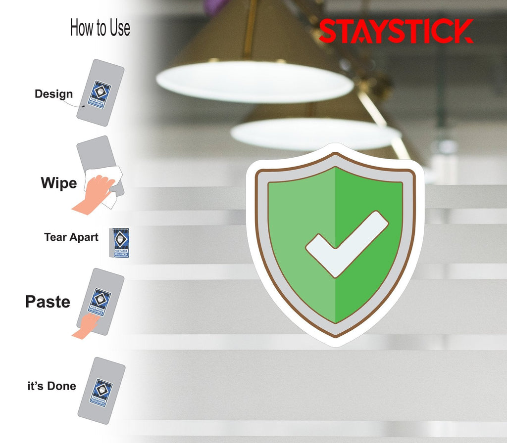 GREEN SHIELD STICKER Premium Vinyl Sticker