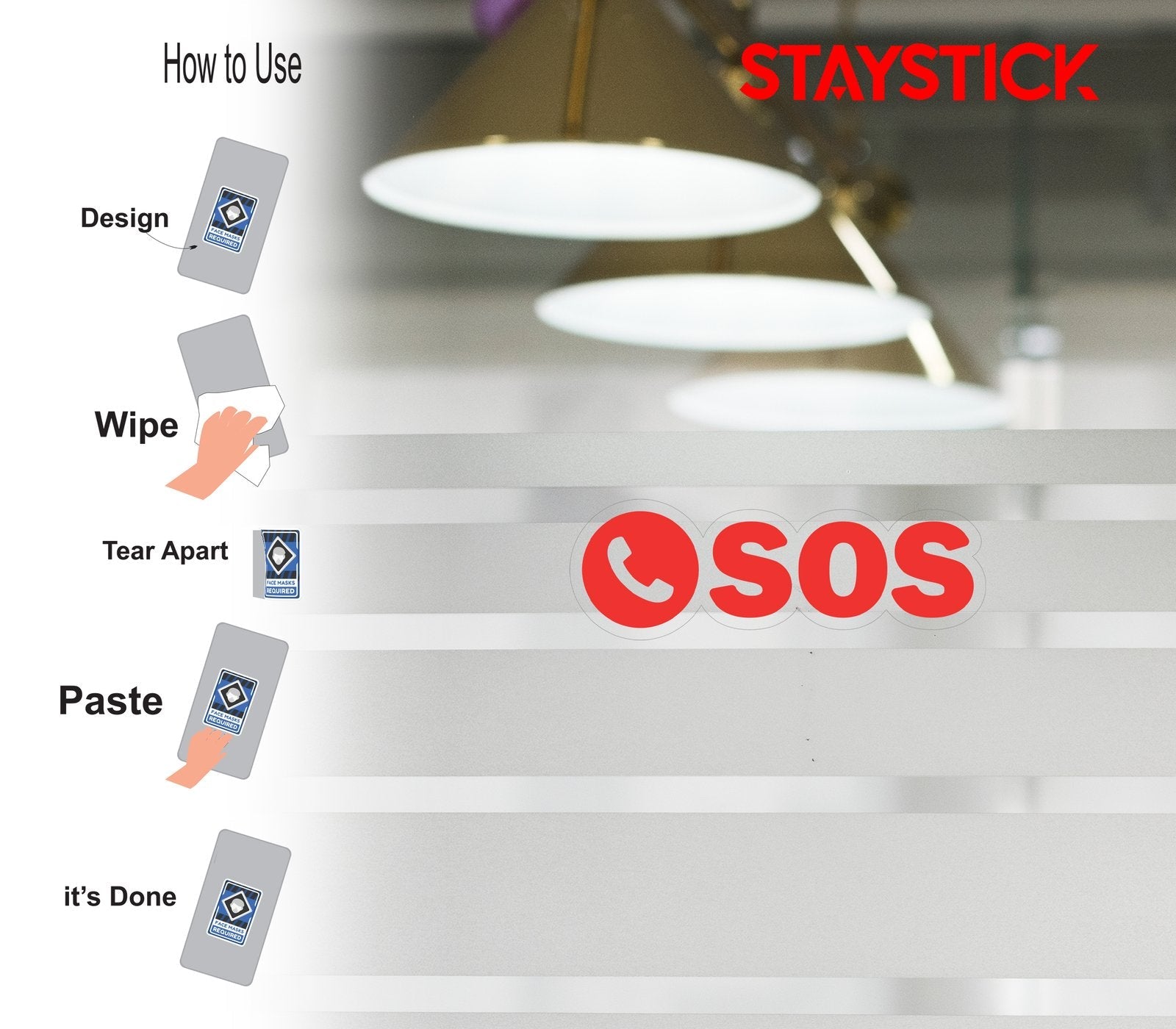 SOS CALL SIGN STICKER Premium Vinyl Sticker