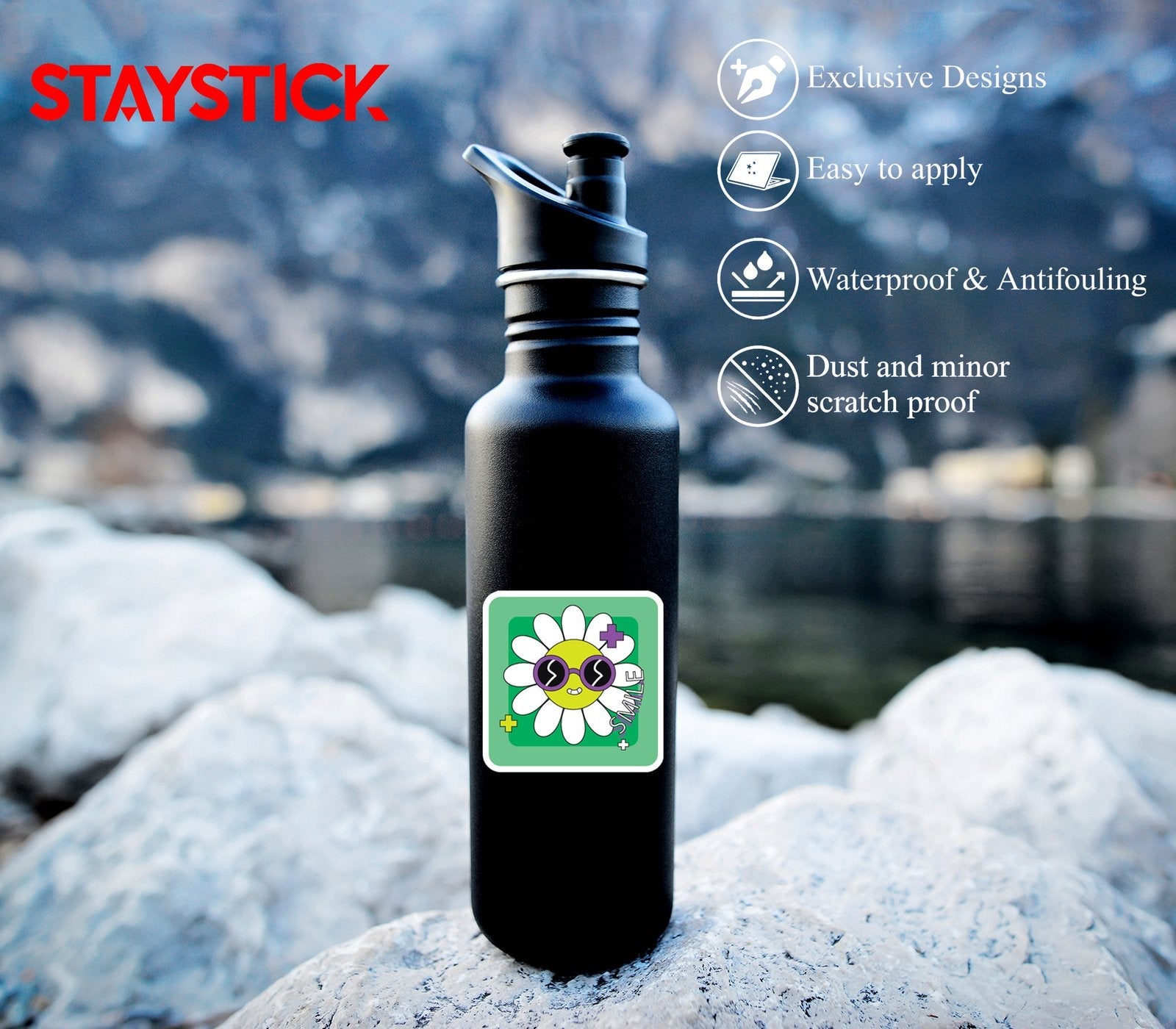 Flower Sticker Premium Vinyl Sticker