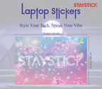 DESIGNED Laptop Skin IN PURPLE COLOR