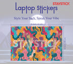MULTI COLOR DESIGNED SKIN LAPTOP STICKER