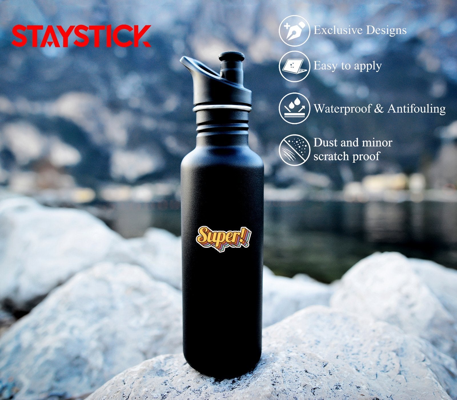 SUPER SATICKER Premium Vinyl Sticker