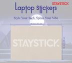 LIGHT BEIGE TONE COLOR LAPTOP STICKER