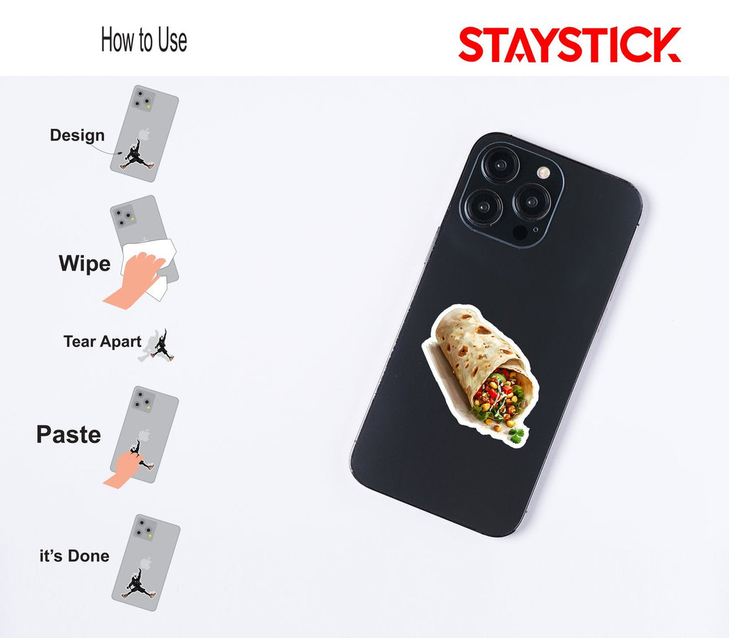 Delicious Burrito Sticker Premium Vinyl Sticker