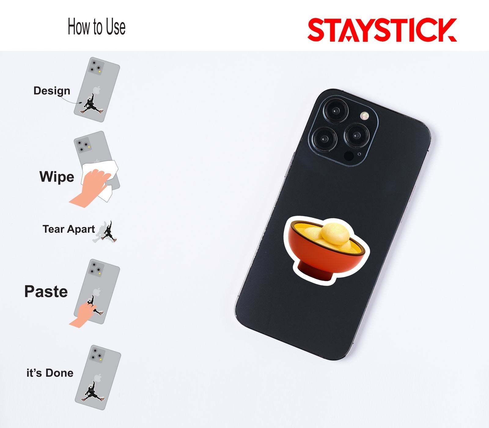 Rasgulla Sticker 3D Premium Sticker