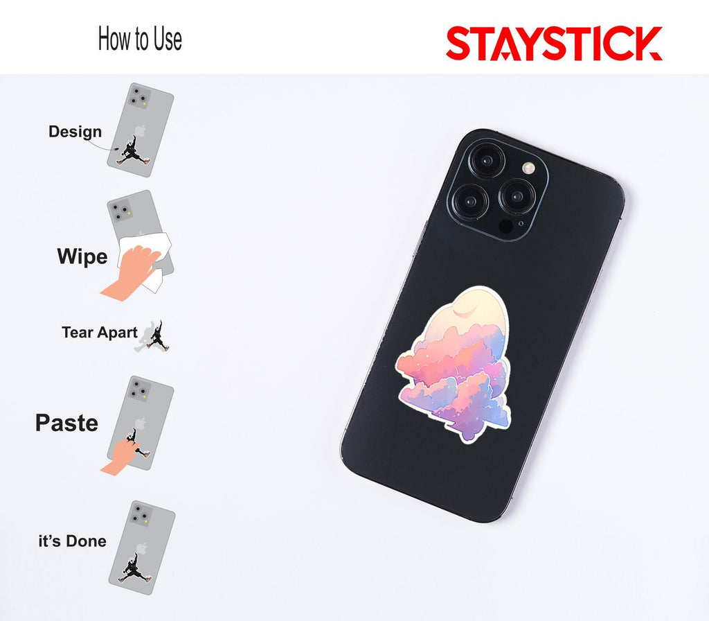 CLOUD STICKER Premium Vinyl Sticker
