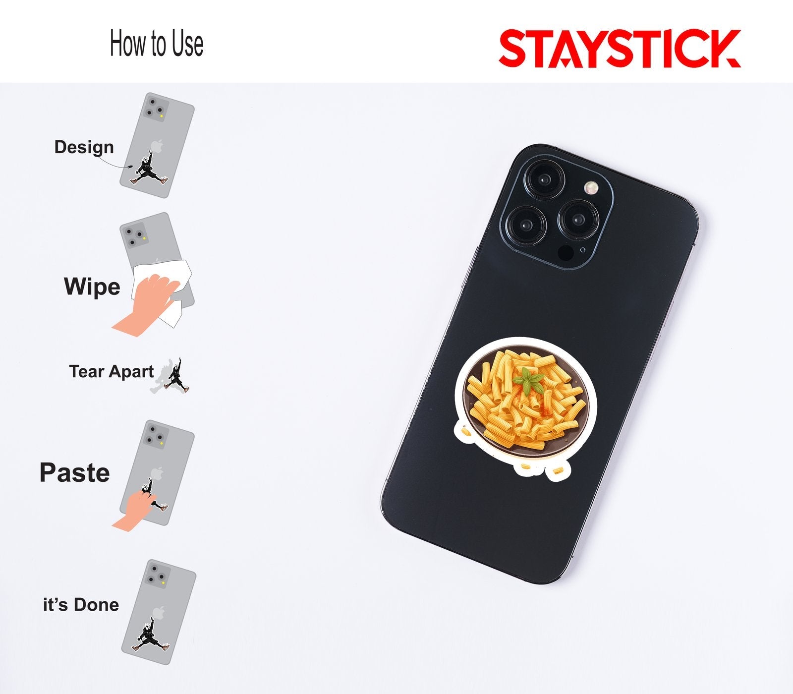 Rigatoni Pasta Sticker Premium Vinyl Sticker
