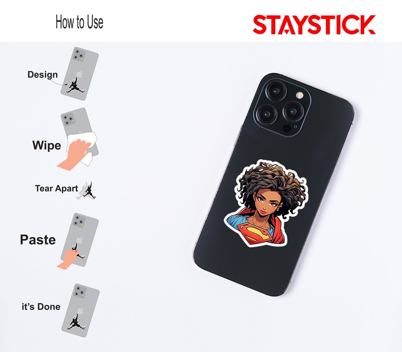 CARTOON FACE STICKER Premium Vinyl Sticker