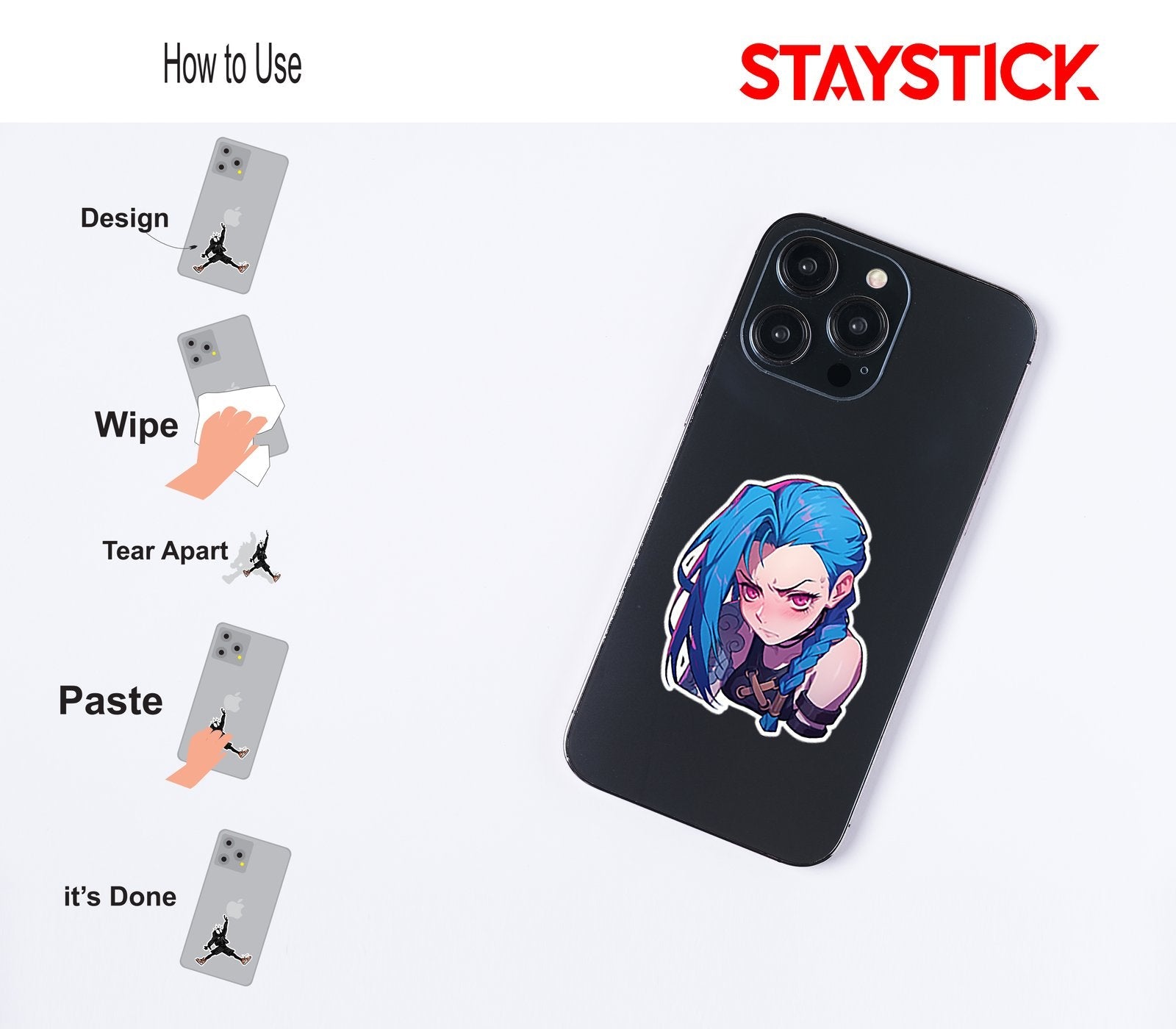 ANGRY GIRL STICKER Premium Vinyl Sticker