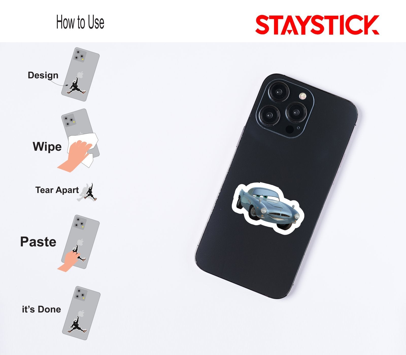 Cars Francesco Bernoulli Sticker Premium Vinyl Sticker
