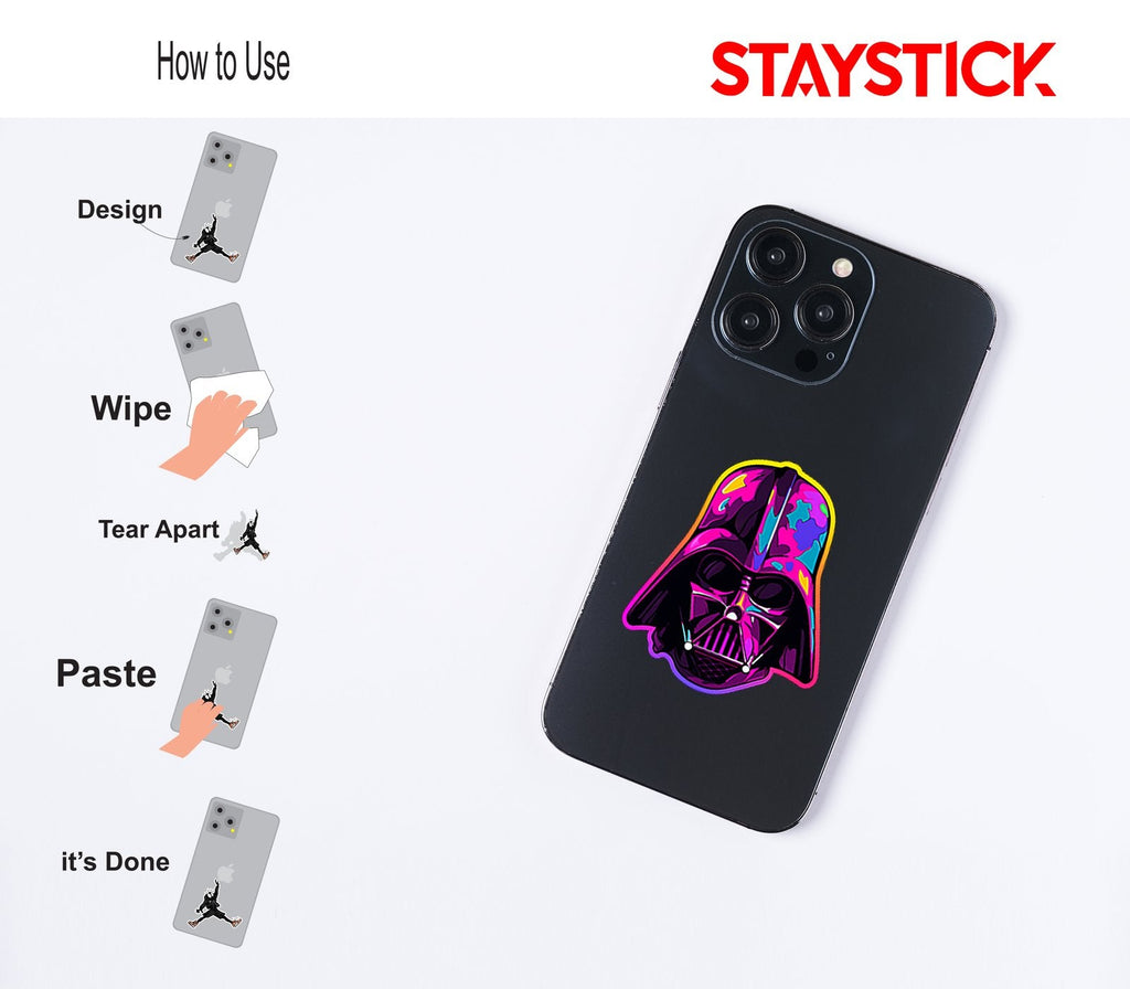DARK FACE STICKER Premium Vinyl Sticker